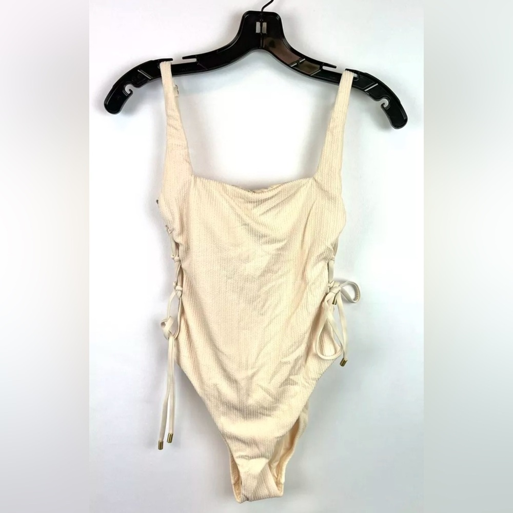 Sanctuary Women’s Off White One Piece Padded Swimsuit Size XS